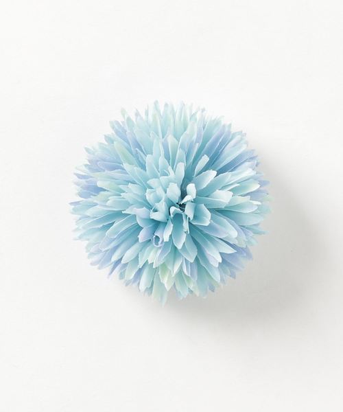 Dita（ディータ）の「ゆかた姿を引き立てる♪選べる30色髪飾り ピンポンマム 浴衣 花　かみ飾り【K】（和装小物・レディース・スカイブルー/レッド/オリーブ/ピンク/イエロー/オレンジ/ブルー/その他/ミント/桜/ラベンダー/その他1/その他2/その他3/パープル系その他/ローズ/レッド系その他/オレンジ系その他/ワイン/アクア/ピンク系その他/スモークピンク/ブルー系その他2/ブルー系その他/ボルドー/クリーム/ホワイト/カーキ/ブラック系その他/ピンク系その他2・FREE）」の7枚目の写真