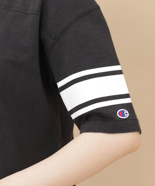 Champion（チャンピオン）の「FOOTBALL T-SHIRTS ONE PIECE（ワンピース・レディース・ブラック/ネイビー/ホワイト系その他・MEDIUM）」の11枚目の写真