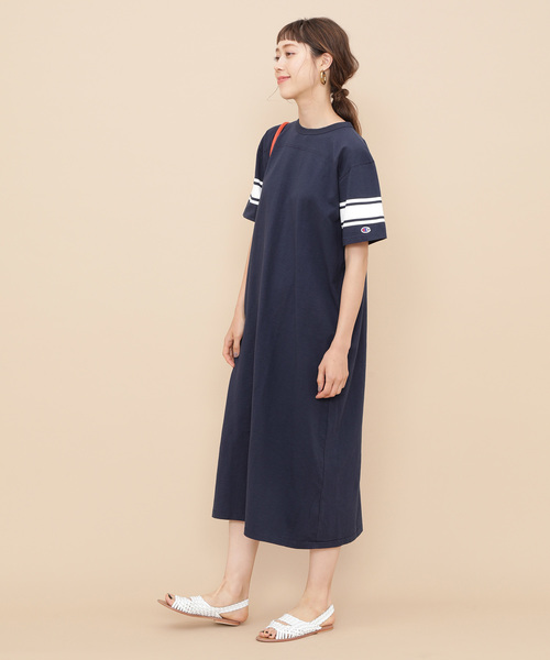Black&White スポーツ ワンピース L ネイビー Black&White スポーツ ワンピース L ネイビー