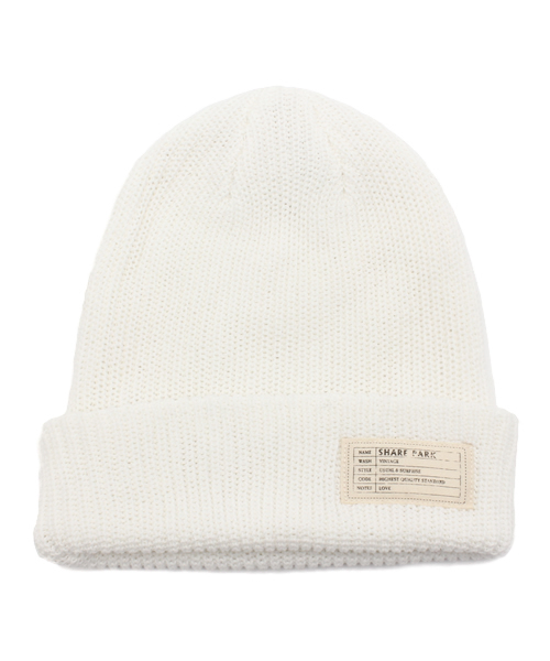 SHARE PARK（シェアパーク）の「【VERY掲載商品】リネンミックスヤーンキャップ（ニットキャップ/ビーニー・レディース・アイボリー系/黄土色系/ライトイエロー系/ブルー系/ネイビー系・F）」の3枚目の写真