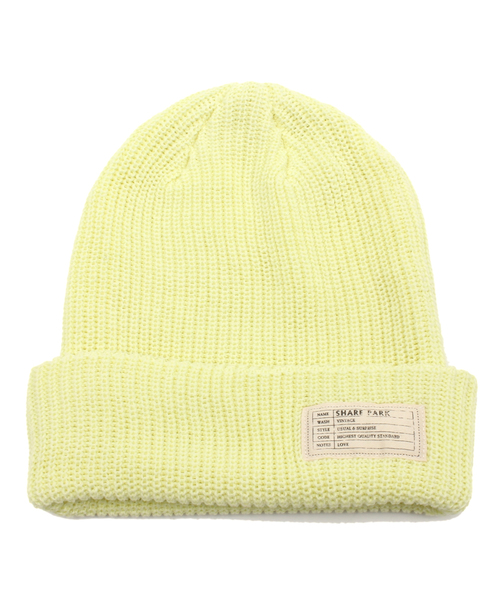 SHARE PARK（シェアパーク）の「【VERY掲載商品】リネンミックスヤーンキャップ（ニットキャップ/ビーニー・レディース・アイボリー系/黄土色系/ライトイエロー系/ブルー系/ネイビー系・F）」の5枚目の写真