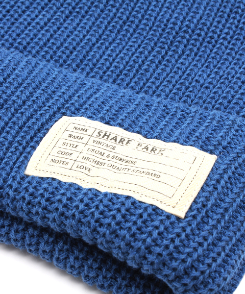 SHARE PARK（シェアパーク）の「【VERY掲載商品】リネンミックスヤーンキャップ（ニットキャップ/ビーニー・レディース・アイボリー系/黄土色系/ライトイエロー系/ブルー系/ネイビー系・F）」の8枚目の写真