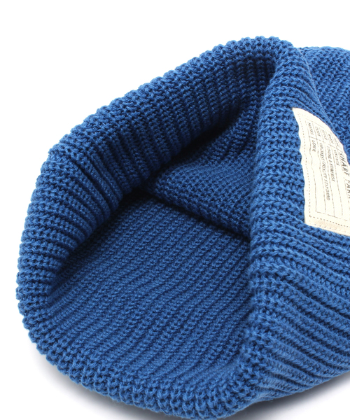 SHARE PARK（シェアパーク）の「【VERY掲載商品】リネンミックスヤーンキャップ（ニットキャップ/ビーニー・レディース・アイボリー系/黄土色系/ライトイエロー系/ブルー系/ネイビー系・F）」の7枚目の写真