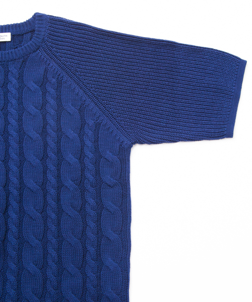 BEAUTY&YOUTH UNITED ARROWS(ビューティーアンドユースユナイテッドアローズ)の「BY ∴ ミドルゲージ ケーブル クルーネック 5スリーブ◆(ニット/セーター・メンズ・ホワイト/ネイビー・SMALL/MEDIUM/X-LARGE/LARGE)」の11枚目の写真