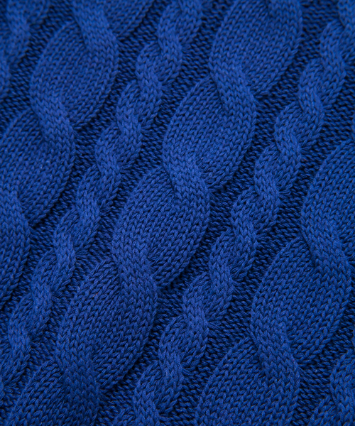 BEAUTY&YOUTH UNITED ARROWS(ビューティーアンドユースユナイテッドアローズ)の「BY ∴ ミドルゲージ ケーブル クルーネック 5スリーブ◆(ニット/セーター・メンズ・ホワイト/ネイビー・SMALL/MEDIUM/X-LARGE/LARGE)」の10枚目の写真