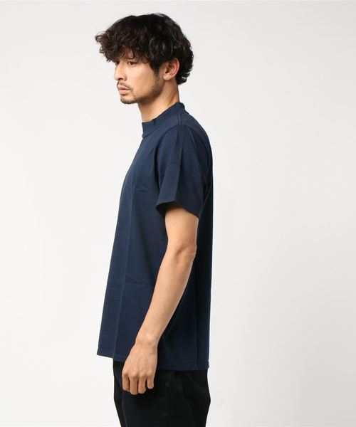 LES TIEN(レスティエン)の「LES TIEN MOCK NECK TEE (HV-2001)(Tシャツ/カットソー・メンズ・レッド/ネイビー/ホワイト/ダークグリーン/ブラック/ブラック系その他/ブルー・SMALL/MEDIUM/LARGE)」の14枚目の写真
