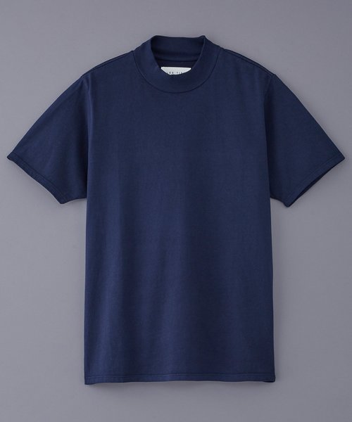 LES TIEN(レスティエン)の「LES TIEN MOCK NECK TEE (HV-2001)(Tシャツ/カットソー・メンズ・レッド/ネイビー/ホワイト/ダークグリーン/ブラック/ブラック系その他/ブルー・SMALL/MEDIUM/LARGE)」の6枚目の写真