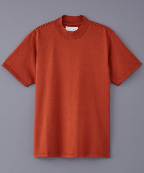 LES TIEN(レスティエン)の「LES TIEN MOCK NECK TEE (HV-2001)(Tシャツ/カットソー・メンズ・レッド/ネイビー/ホワイト/ダークグリーン/ブラック/ブラック系その他/ブルー・SMALL/MEDIUM/LARGE)」の1枚目の写真