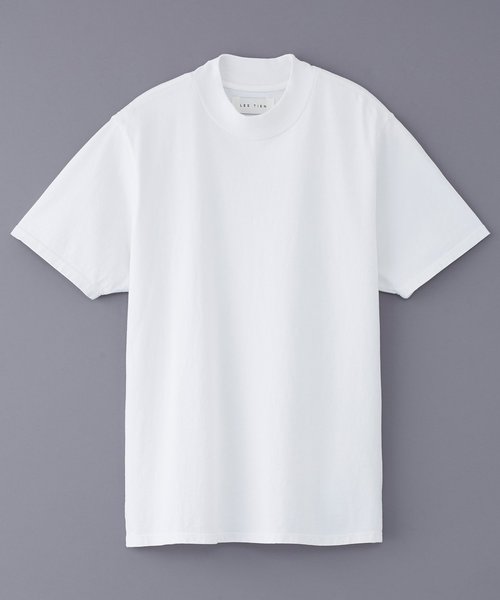 LES TIEN(レスティエン)の「LES TIEN MOCK NECK TEE (HV-2001)(Tシャツ/カットソー・メンズ・レッド/ネイビー/ホワイト/ダークグリーン/ブラック/ブラック系その他/ブルー・SMALL/MEDIUM/LARGE)」の2枚目の写真