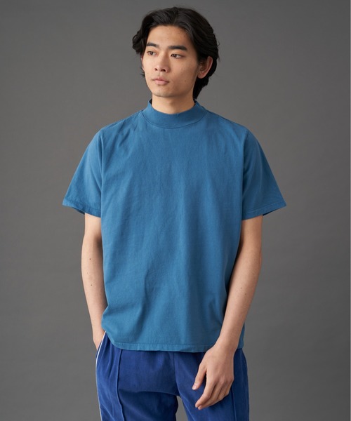LES TIEN(レスティエン)の「LES TIEN MOCK NECK TEE (HV-2001)(Tシャツ/カットソー・メンズ・レッド/ネイビー/ホワイト/ダークグリーン/ブラック/ブラック系その他/ブルー・SMALL/MEDIUM/LARGE)」の7枚目の写真