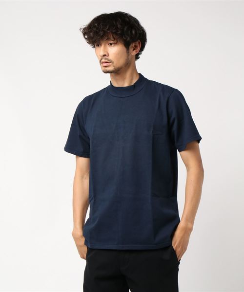 LES TIEN(レスティエン)の「LES TIEN MOCK NECK TEE (HV-2001)(Tシャツ/カットソー・メンズ・レッド/ネイビー/ホワイト/ダークグリーン/ブラック/ブラック系その他/ブルー・SMALL/MEDIUM/LARGE)」の13枚目の写真