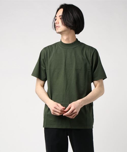 LES TIEN(レスティエン)の「LES TIEN MOCK NECK TEE (HV-2001)(Tシャツ/カットソー・メンズ・レッド/ネイビー/ホワイト/ダークグリーン/ブラック/ブラック系その他/ブルー・SMALL/MEDIUM/LARGE)」の18枚目の写真