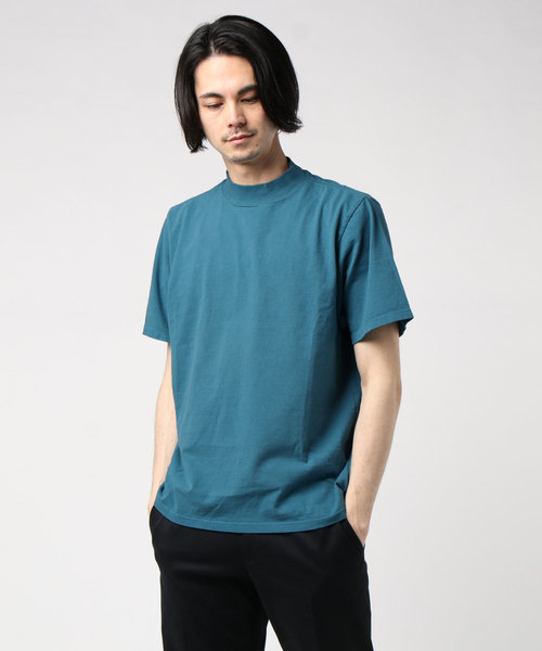LES TIEN(レスティエン)の「LES TIEN MOCK NECK TEE (HV-2001)(Tシャツ/カットソー・メンズ・レッド/ネイビー/ホワイト/ダークグリーン/ブラック/ブラック系その他/ブルー・SMALL/MEDIUM/LARGE)」の16枚目の写真