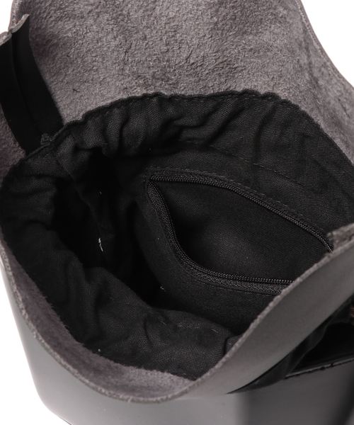 KOBE LETTUCE(コウベレタス)の「2wayミニショルダー巾着バッグ(ショルダーバッグ・レディース・ブラック/ブラウン/グレー/イエロー・FREE)」の11枚目の写真