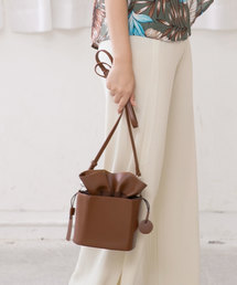 KOBE LETTUCE | ショルダー付き2way巾着バッグ(ショルダーバッグ)