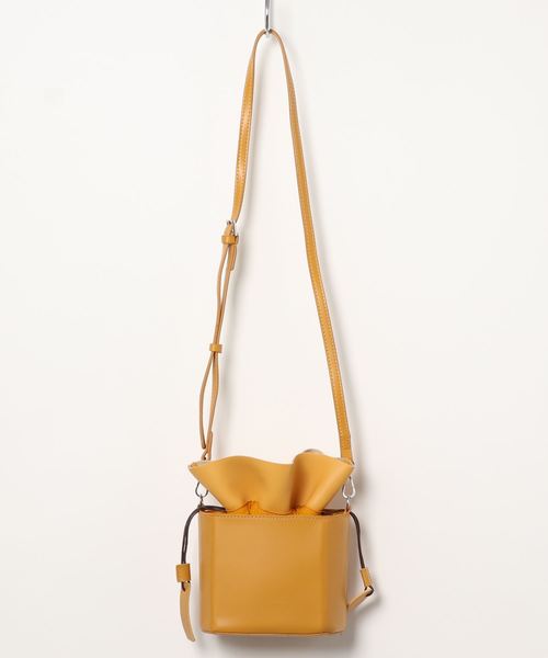 KOBE LETTUCE(コウベレタス)の「2wayミニショルダー巾着バッグ(ショルダーバッグ・レディース・ブラック/ブラウン/グレー/イエロー・FREE)」の7枚目の写真