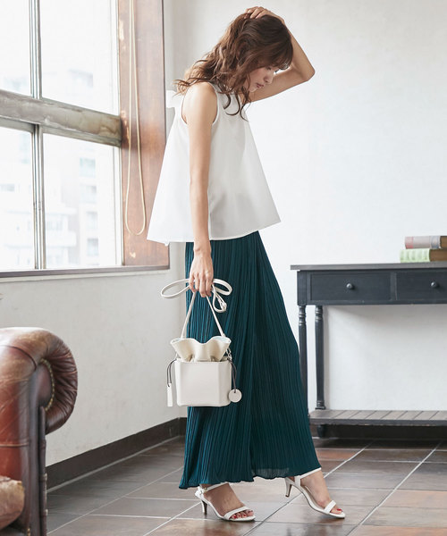 KOBE LETTUCE(コウベレタス)の「2wayミニショルダー巾着バッグ(ショルダーバッグ・レディース・ブラック/ブラウン/グレー/イエロー・FREE)」の16枚目の写真