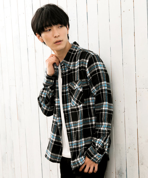 TopIsm(トップイズム)の「ビエラ 起毛 ネル チェックシャツ(シャツ/ブラウス)」|C