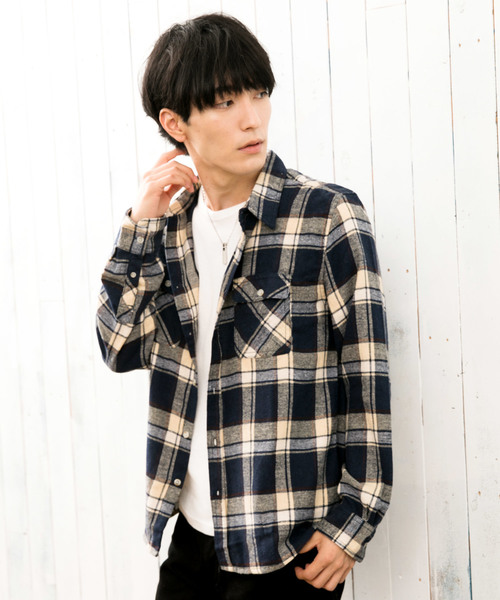 TopIsm(トップイズム)の「ビエラ 起毛 ネル チェックシャツ(シャツ/ブラウス)」|J
