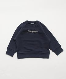 Moujonjon | ＜日本製＞ベア裏毛ロゴ刺繍トレーナー(スウェット)