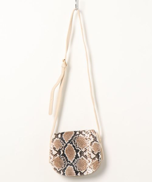 SPIGA（スピーガ）の「ﾊﾟｲｿﾝ柄ｼｮﾙﾀﾞｰﾊﾞｯｸﾞ（ショルダーバッグ・レディース・ブラック/ベージュ/イエロー/キャメル・FREE）」の10枚目の写真