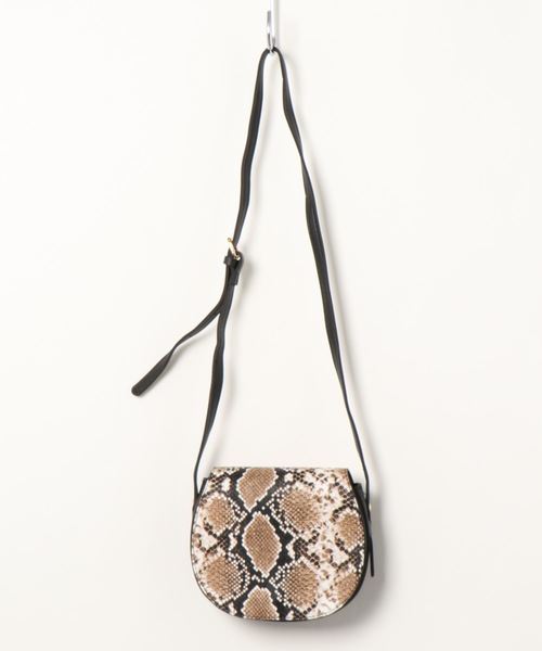 SPIGA（スピーガ）の「ﾊﾟｲｿﾝ柄ｼｮﾙﾀﾞｰﾊﾞｯｸﾞ（ショルダーバッグ・レディース・ブラック/ベージュ/イエロー/キャメル・FREE）」の8枚目の写真