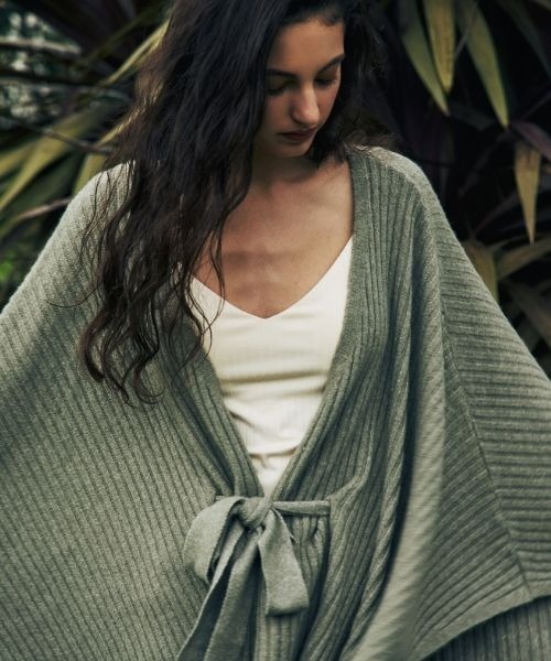 TRUNC（トランクエイティーエイト）の「Ribbed Knit Leggings（その他パンツ・レディース・アイボリー/カーキ/ブラウン・FREE）」の4枚目の写真