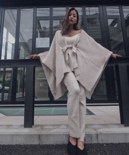 TRUNC（トランクエイティーエイト）の「Ribbed Knit Leggings（その他パンツ・レディース・アイボリー/カーキ/ブラウン・FREE）」の16枚目の写真