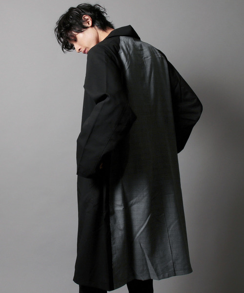 Astronomy アストロノミー のファッション シルエット シルエット チェスター ルーズ チェスター コート チェスターコート