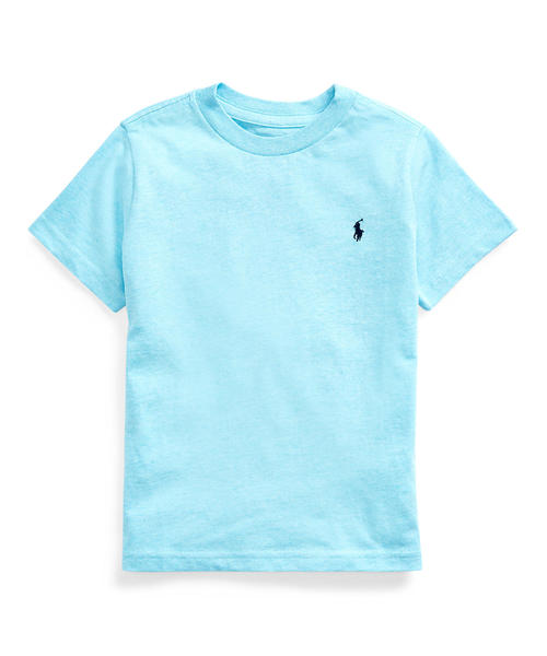 Polo Ralph Lauren Childrenswear(�|�������t���[�����`���C���h�E�F�A)�̃R�b�g�� �W���[�W�[ �N���[�l�b�N T�V���c(T�V���c/�J�b�g�\�[)
