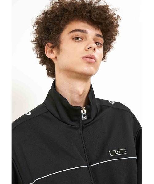 OY（オーワイ）の「『OY/オーワイ』HALF TRACK JACKET/ハーフトラックジャケット（ブルゾン・メンズ・ブラック/アイボリー/ボルドー・FREE）」の8枚目の写真