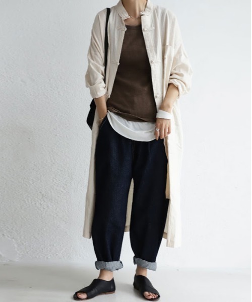 antiqua(アンティカ)の「テレコリブタンク(タンクトップ・レディース・ブラック/オフホワイト/ブラウン系その他・FREE)」の13枚目の写真