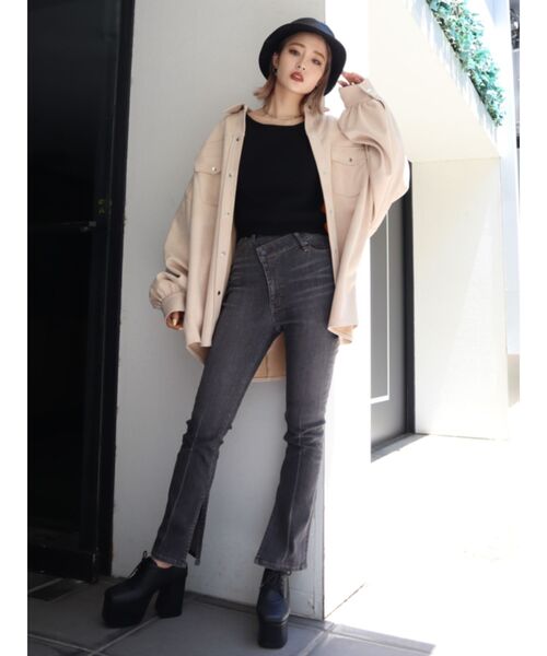 EMODA（エモダ）の「コンパクトバケットハット（ハット・レディース・ブラック/ベージュ・FREE）」の6枚目の写真