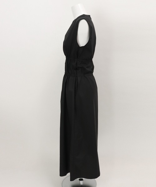OSYAREVO(オシャレボ)の「ドロスト チノワンピース(ワンピース・レディース・ブラック/ライトカーキ・LARGE/MEDIUM)」の6枚目の写真