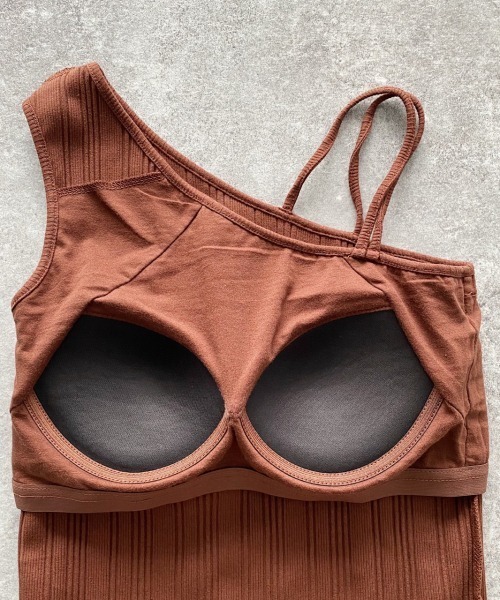 PAGEBOY（ページボーイ）の「カップツキアシメタンク（タンクトップ・レディース・ホワイト/ブラック/ダークブラウン・FREE）」の15枚目の写真