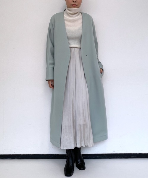 LOUNGEDRESS（ラウンジドレス）の「ボンディングコート（その他アウター・レディース・ブラック/モカ/ミント・FREE）」の21枚目の写真