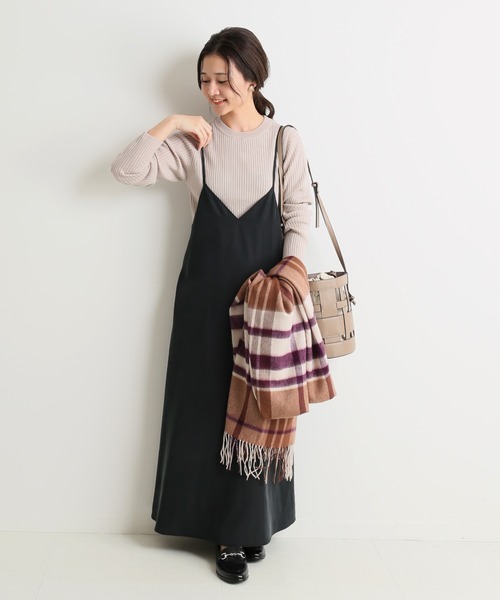 SLOBE IENA（スローブイエナ）の「5*3リブクルーネックニット
