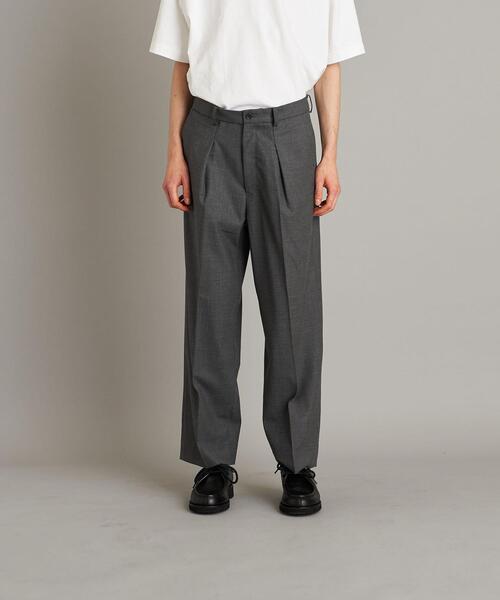 Steven Alan（スティーブンアラン）の「＜STILL BY HAND＞ W/C/P 1P WIDE SLACKS/パンツ □□（スラックス・メンズ・ブラック/グレー・46/44/48）」の3枚目の写真