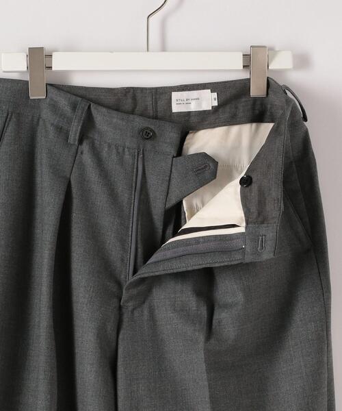 Steven Alan（スティーブンアラン）の「＜STILL BY HAND＞ W/C/P 1P WIDE SLACKS/パンツ □□（スラックス・メンズ・ブラック/グレー・46/44/48）」の18枚目の写真