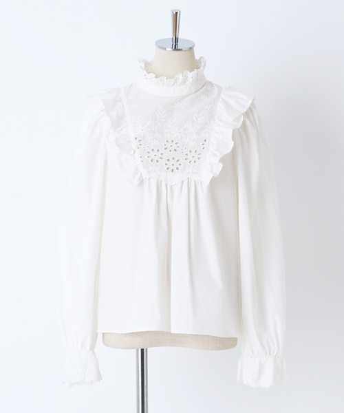 one after another NICE CLAUP(ワンアフターアナザーナイスクラップ)の「vintage風レースブラウス(シャツ/ブラウス・レディース・ブラック/ベージュ/オフホワイト・FREE)」の20枚目の写真