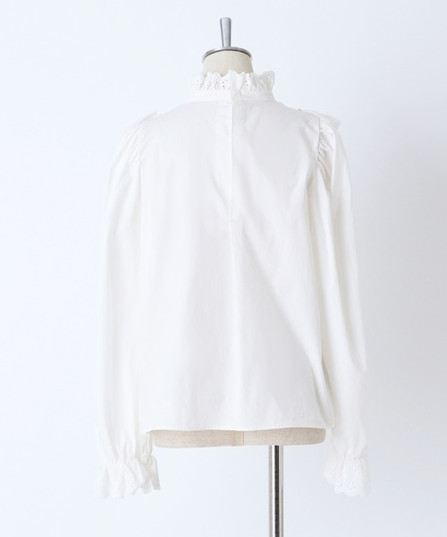 one after another NICE CLAUP(ワンアフターアナザーナイスクラップ)の「vintage風レースブラウス(シャツ/ブラウス・レディース・ブラック/ベージュ/オフホワイト・FREE)」の22枚目の写真