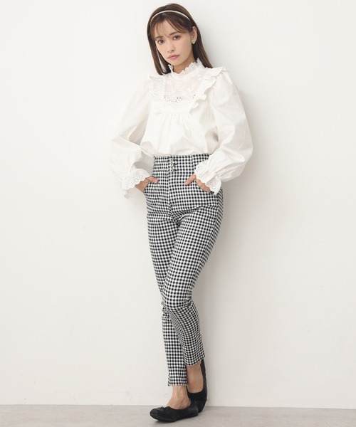 one after another NICE CLAUP(ワンアフターアナザーナイスクラップ)の「vintage風レースブラウス(シャツ/ブラウス・レディース・ブラック/ベージュ/オフホワイト・FREE)」の15枚目の写真