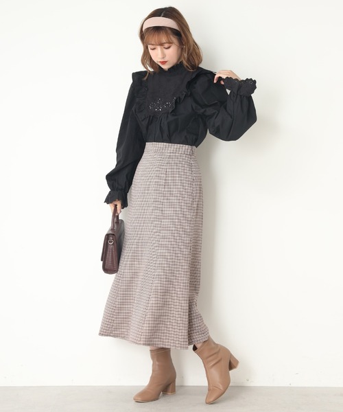 one after another NICE CLAUP(ワンアフターアナザーナイスクラップ)の「vintage風レースブラウス(シャツ/ブラウス・レディース・ブラック/ベージュ/オフホワイト・FREE)」の19枚目の写真