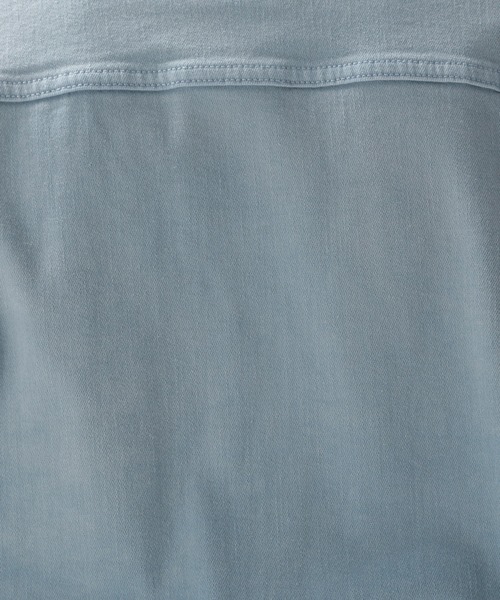 BAYFLOW(ベイフロー)の「B-FLEX Gジャン(デニムジャケット・メンズ・チャコールグレー/ライトブルー/オフホワイト・MEDIUM/LARGE)」の21枚目の写真