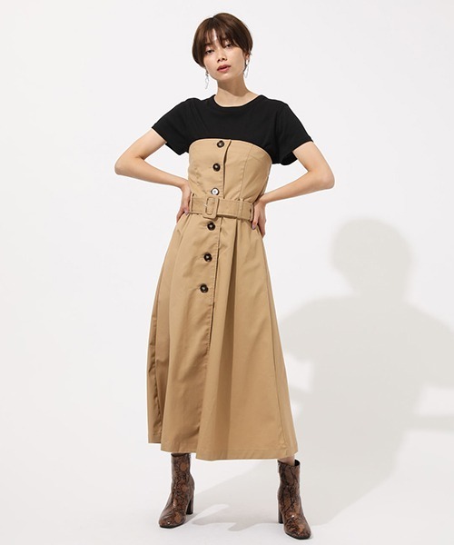 ブランド古着 ベアトップワンピース ワンピース Azul By Moussy アズールバイマウジー のファッション通販 Zozoused