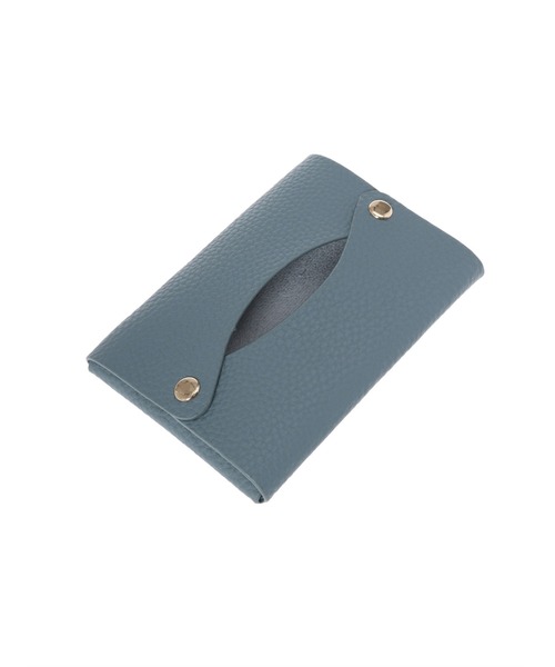 Edit Sheen（エディットシーン）の「ゴールドボタンポケットティッシュケース（ポーチ・レディース・ブルー/アイボリー/モカ・FREE）」の6枚目の写真