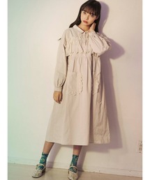 merry jenny | レースたくさんシャツワンピース(ワンピース)