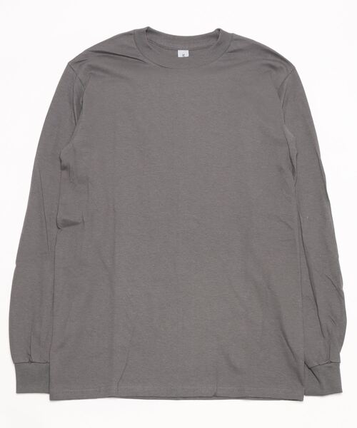 GILDAN(ギルダン)の「GILDAN/ 6.0oz ギルダン ウルトラコットン ドロップショルダー ビッグシルエット 無地 ロンT(Tシャツ/カットソー・メンズ・ホワイト/ブラック/ベージュ/グリーン/ネイビー/グレー/インディゴブルー/オレンジ/ライム/チャコールグレー/アッシュグレー・MEDIUM/LARGE/X-LARGE/SMALL)」の4枚目の写真