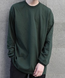 メンズ ロンT カットソー カジュアル ドロップショルダー S02531 長袖Tシャツ ロンT メンズ カットソー クルーネック 無地