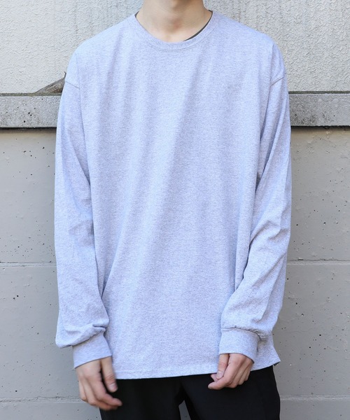 GILDAN(ギルダン)の「GILDAN/ 6.0oz ギルダン ウルトラコットン ドロップショルダー ビッグシルエット 無地 ロンT(Tシャツ/カットソー・メンズ・ホワイト/ブラック/ベージュ/グリーン/ネイビー/グレー/インディゴブルー/オレンジ/ライム/チャコールグレー/アッシュグレー・MEDIUM/LARGE/X-LARGE/SMALL)」の15枚目の写真